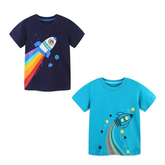 Boys Printed Summer Tees - itzy bitsy