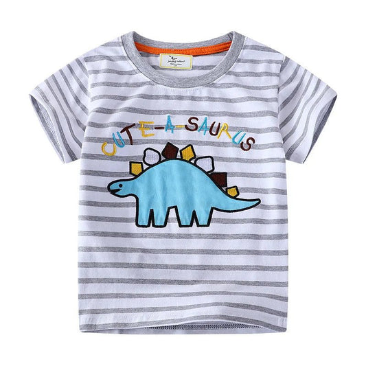 Boys Striped Summer T Shirt - itzy bitsy
