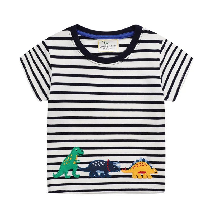 Boys Striped Summer T Shirt - itzy bitsy