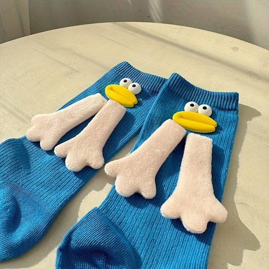 Cute & Funny Hand Mid Tube Socks - itzy bitsy