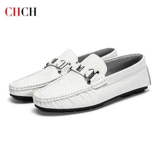 CH 2024 Men's New Cow Leather Comfortable Casual Dress/Business Shoes - itzy bitsy