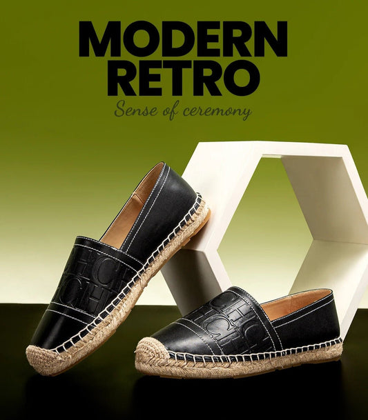 CH New Anti slip Hemp Bottom Flat Casual Shoes - itzy bitsy