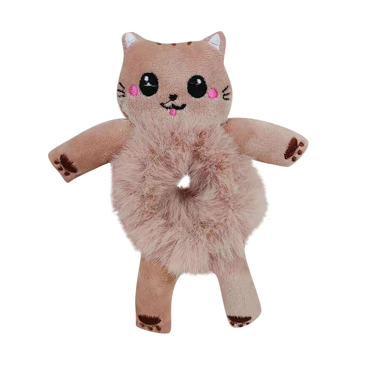 Cute 3D Cartoon Plush Hair Tie - itzy bitsy
