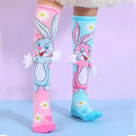 Cute Bunny Knee Length Socks - itzy bitsy