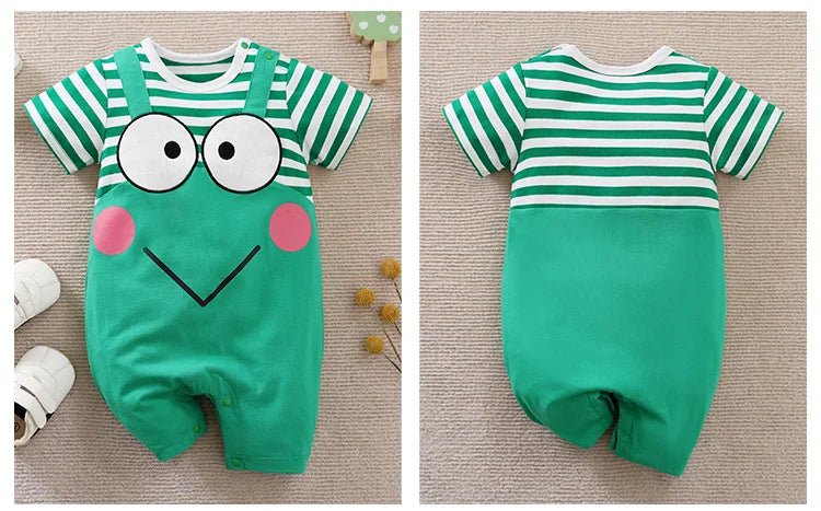 Cute Frog Print Jumpsuit - itzy bitsy