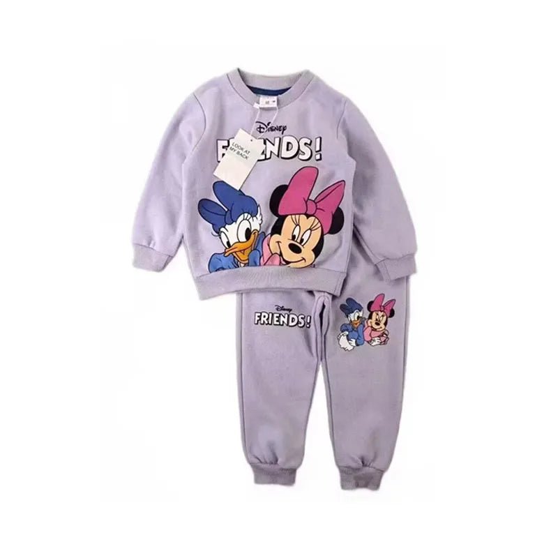 Cute Light Fleece Sweatshirts +Trousers 2pcs Set - itzy bitsy