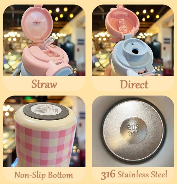550ml Cloud 316 Stainless Steel Water Bottle - itzy bitsy