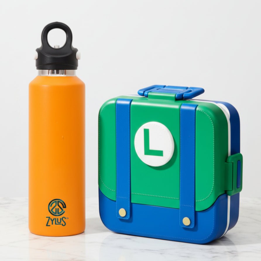 Cute Lunch Box and 600ml Water Bottle Set - itzy bitsy