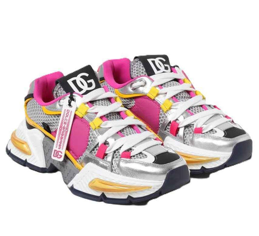 Dolce & Gabbana Air Master Sneakers | White Orange