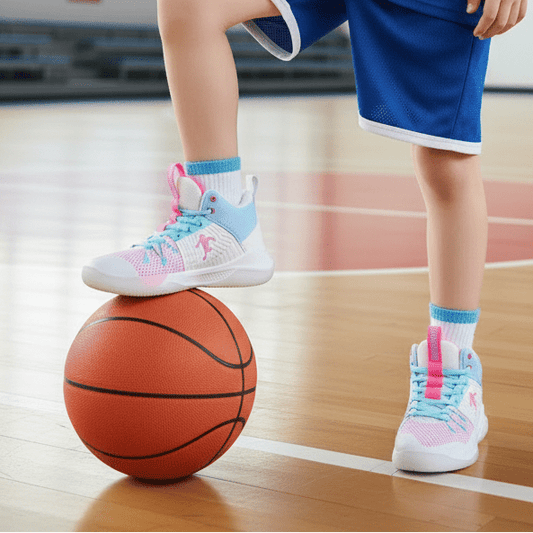 Children's Ocean Breeze High-Tops Basketball Shoes - Light Pink - itzy bitsy