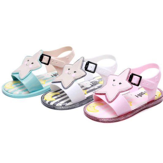 Girl Star Candy Jelly Sandals - itzy bitsy