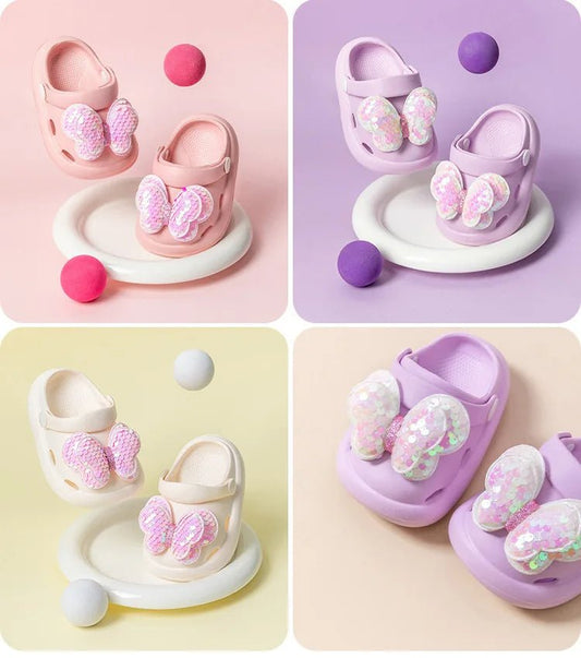 Girl's Adorn With Cute Bows Sandals - itzy bitsy