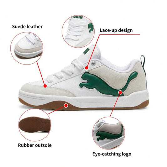 PUMA Unisex Park Lifestyle SD Trainers - Whit Green