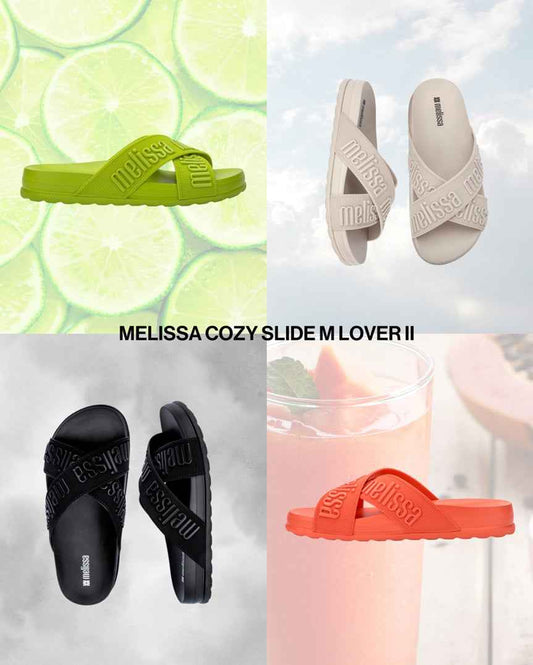 Melissa Cozy Slide M Lover II for Women - itzy bitsy
