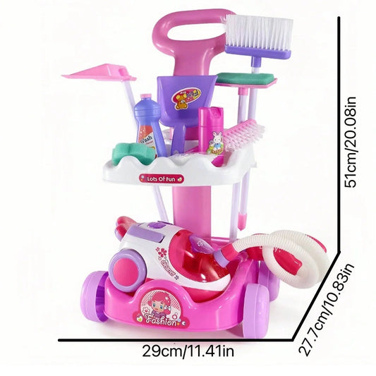 Housekeeping Cleaning Trolley Playset - itzy bitsy