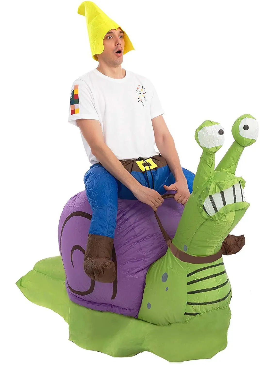 Inflatable Snail Ride Costume - itzy bitsy