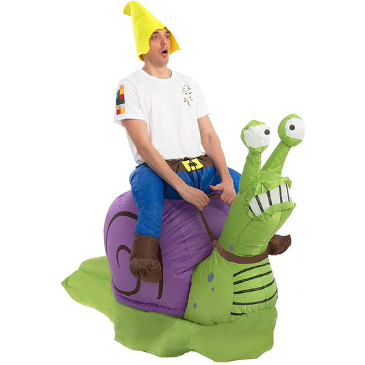 Inflatable Snail Ride Costume - itzy bitsy