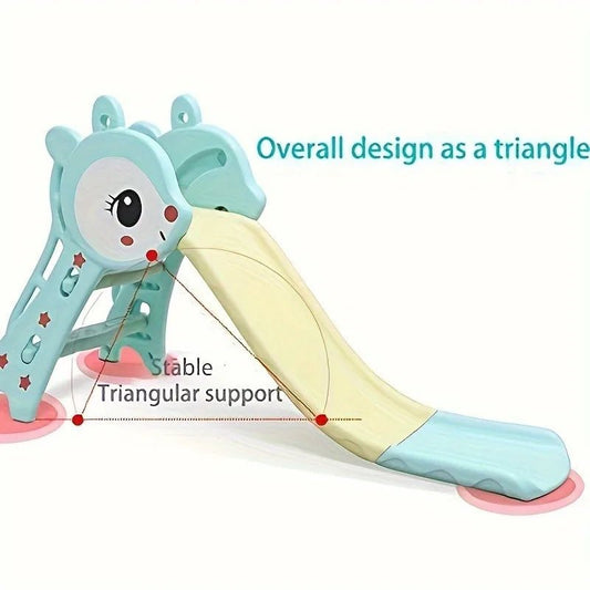 Kids Freestanding Slides with Basketball Hoop - itzy bitsy