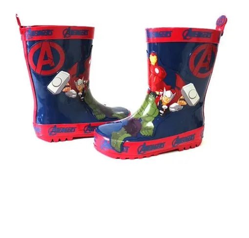 Kids Non - Slip Avenger Rain Boots - itzy bitsy