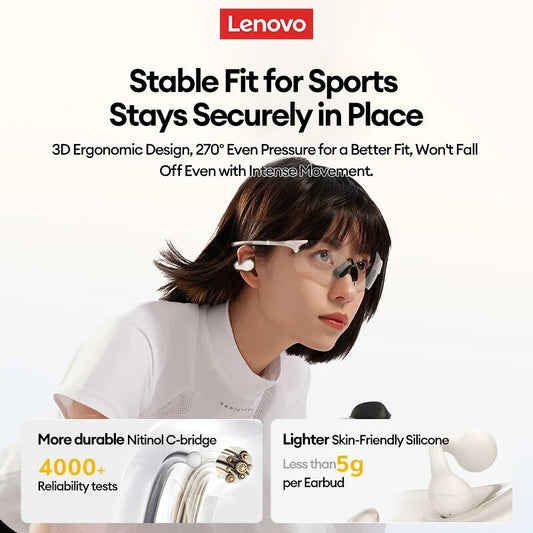 Lenovo LP25 OWS Wireless Ear Clip With Mic - itzy bitsy