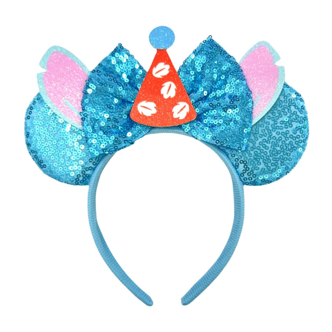 Lilo & Stitch Headbands Sequins Bow - Ear Headwear - itzy bitsy