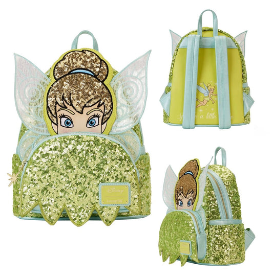 Loungefly Villain Tinker Monster Wall E Bugs Ratatouille Stitch Up Mermaid Bag - itzy bitsy