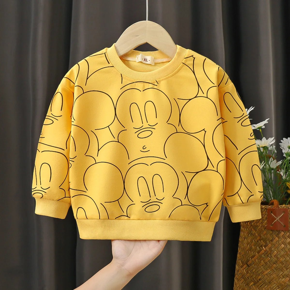Mickey Crewneck Pullover - itzy bitsy