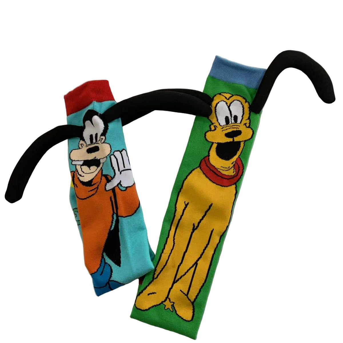 Goofy & Pluto Big Ears Knee - Length Socks - itzy bitsy
