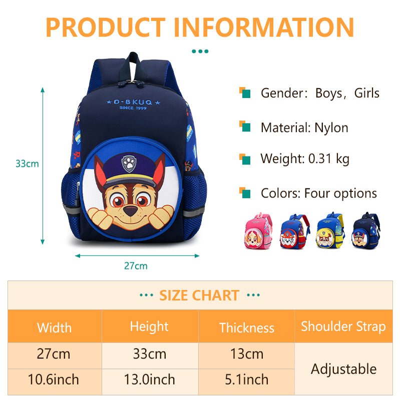 PAW Patrol Children School Bag - itzy bitsy