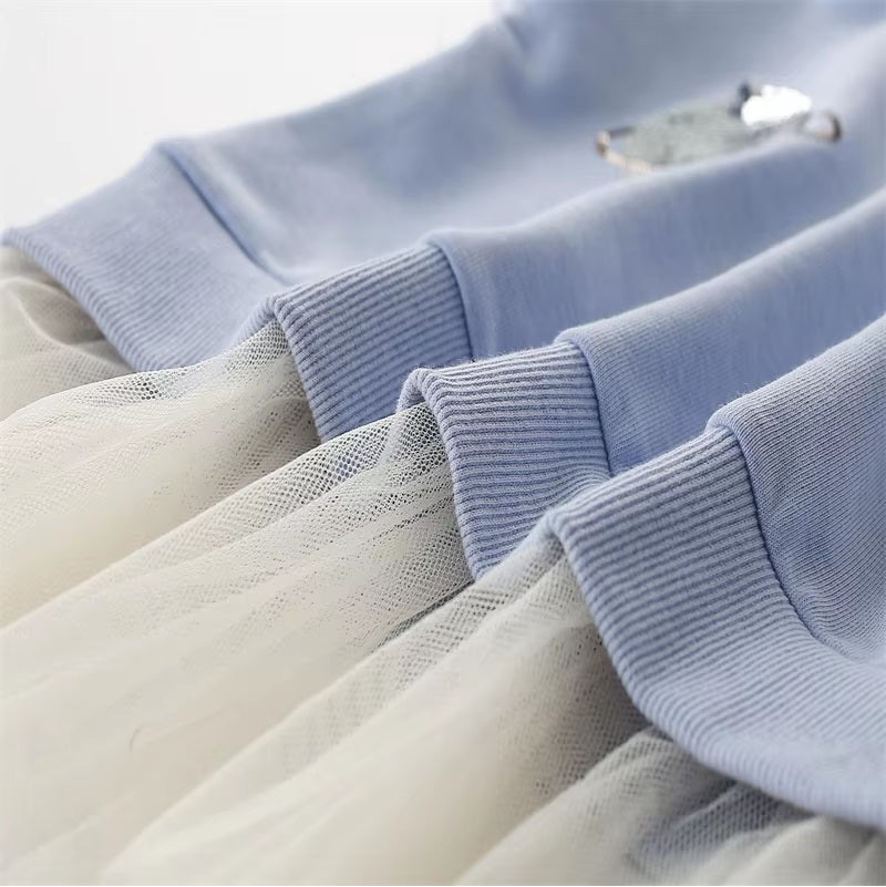 Planet Applique Mesh Tulle Pullover - itzy bitsy