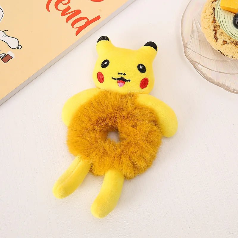 Plush Scrunchie Piglet Pooh Bear Tigger Elastic Hair Tie - itzy bitsy