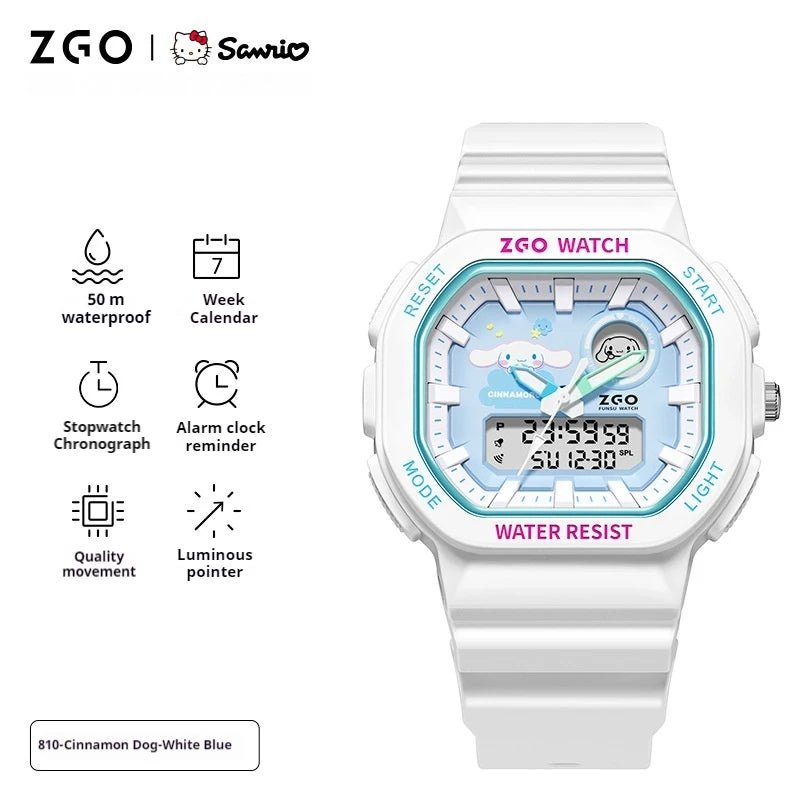 Sanrio Original ZGO Waterproof Drop Resistant Electronic Watch - itzy bitsy