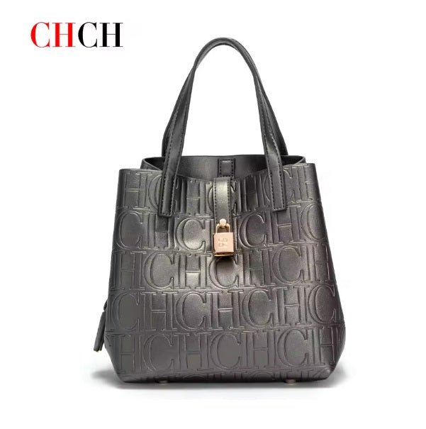 CHCH Women's Matryoshka Locked Hobo Bucket Bag - itzy bitsy
