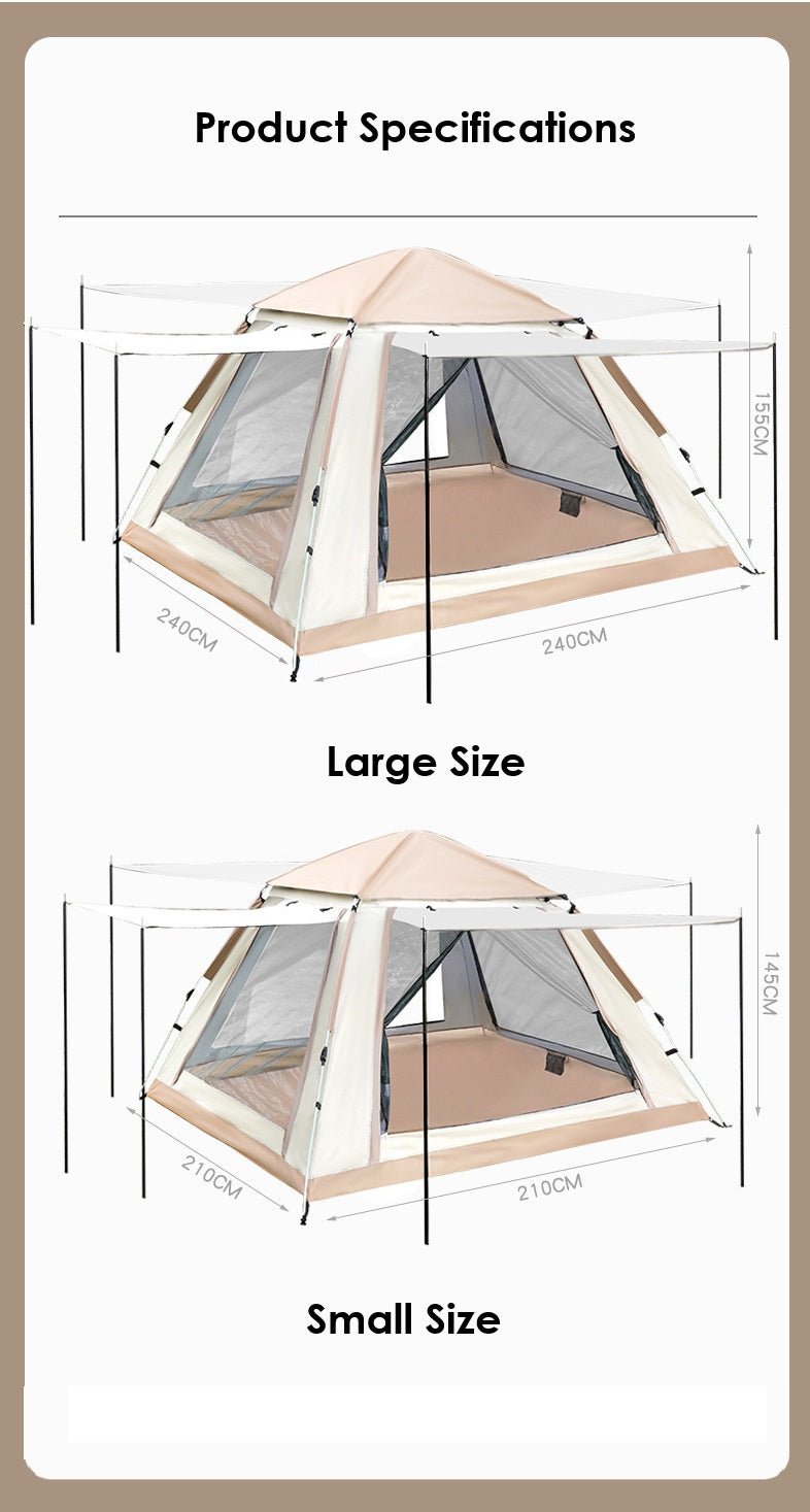 Green Automatic Hexagonal Tent - itzy bitsy