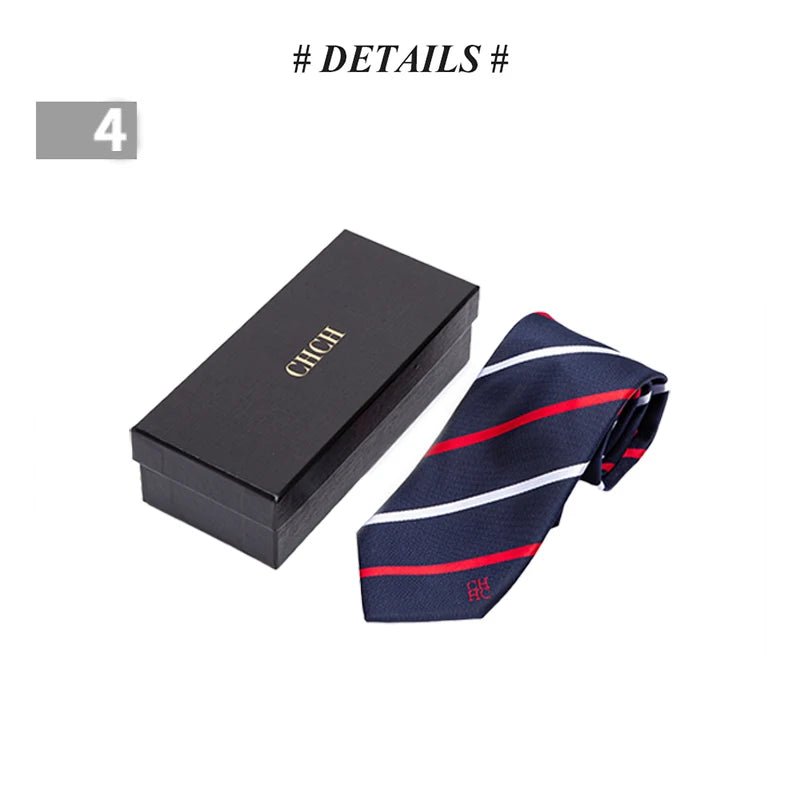 Slim High Quality Stripe Pattern Tie - itzy bitsy