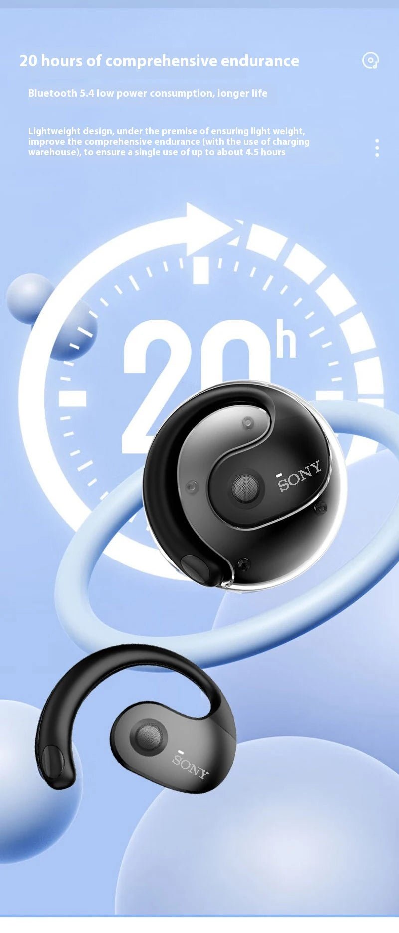 Sony Wireless HIFI AI Translation Earbuds with Mic - itzy bitsy