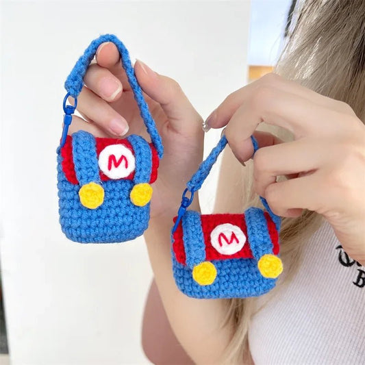 Super Mario Bros Creative Braided Protective Cover for AirPods - itzy bitsy