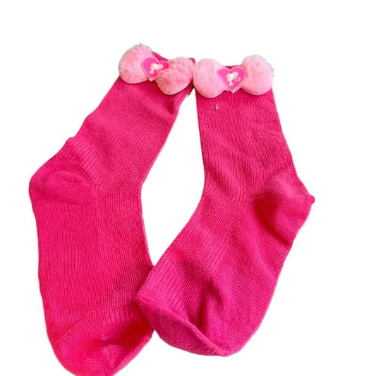 Sweet Barbie Knitted Mid - calf Socks - itzy bitsy