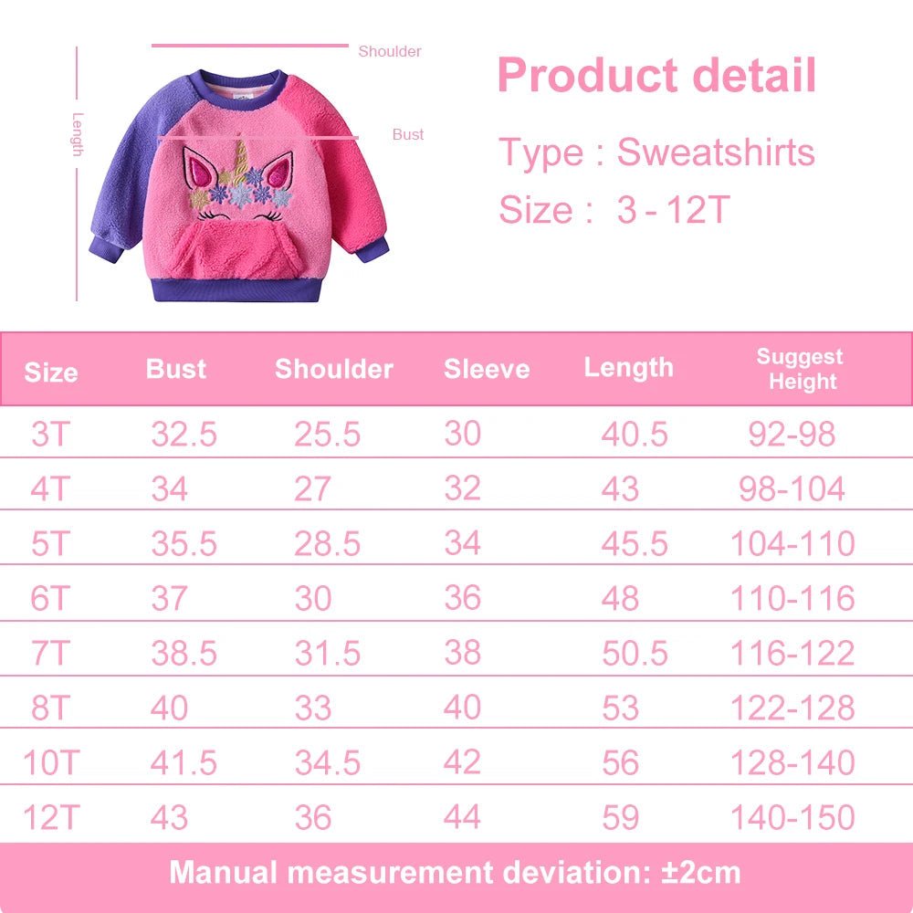 Sweetheart Polar Fleece Sweatshirts with Pocket - itzy bitsy