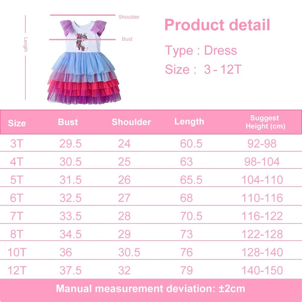 Unicorn Layer Mesh Sleeveless Dress - itzy bitsy