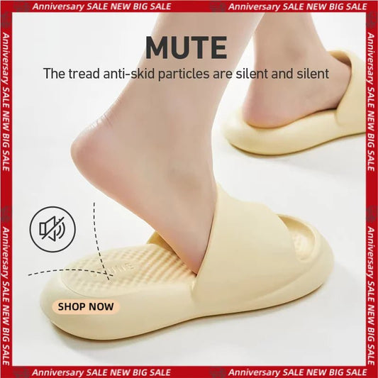 UTUNE Massage Unisex Slippers Mute Air Cushion Thick Sole - itzy bitsy