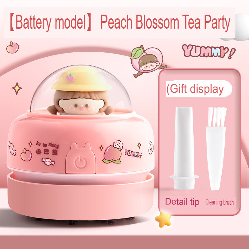 Battery Operated Portable Cordless Desktop Vacuum Cleaner/Duster