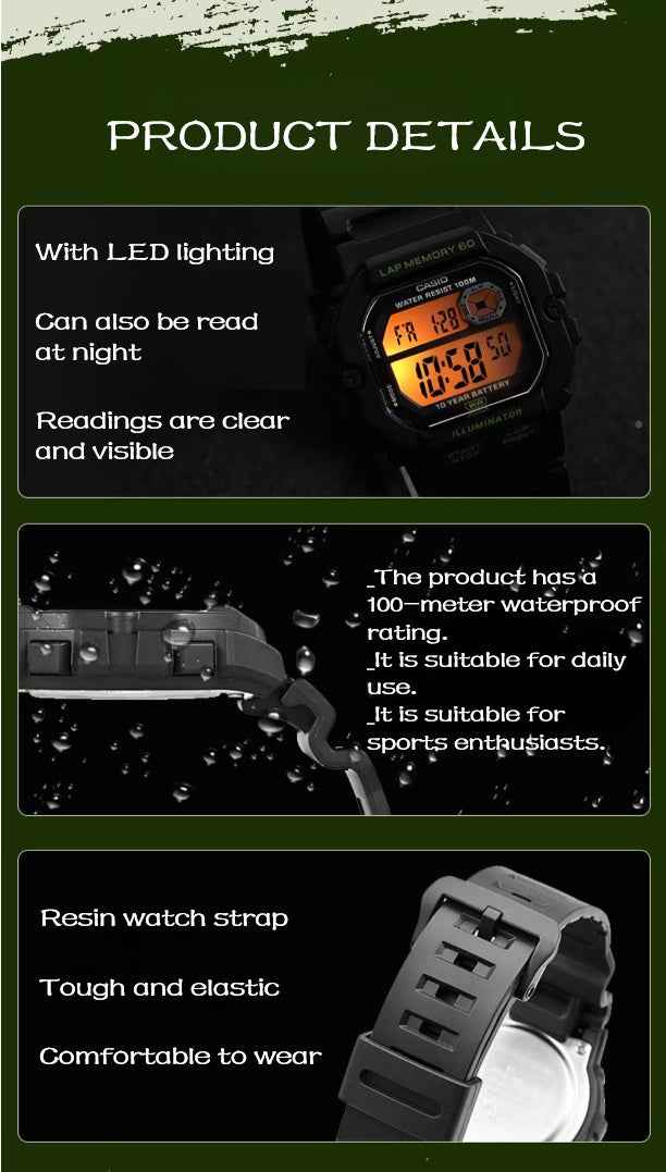 Casio WS-1400H-1A Men's Digital Watch