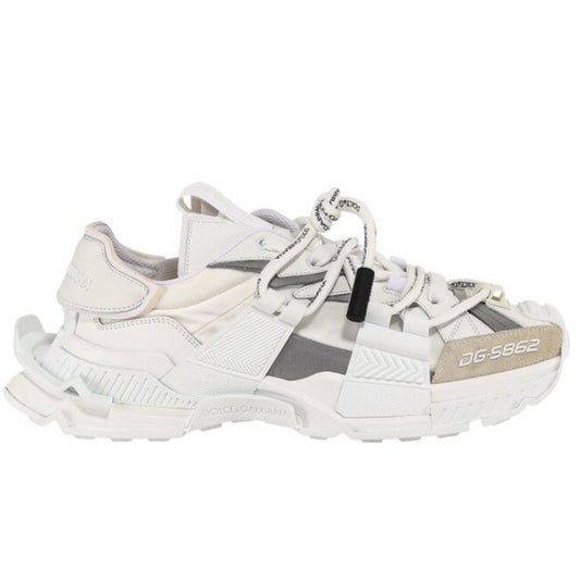 D&G Designer Inspired Space Sneakers - White