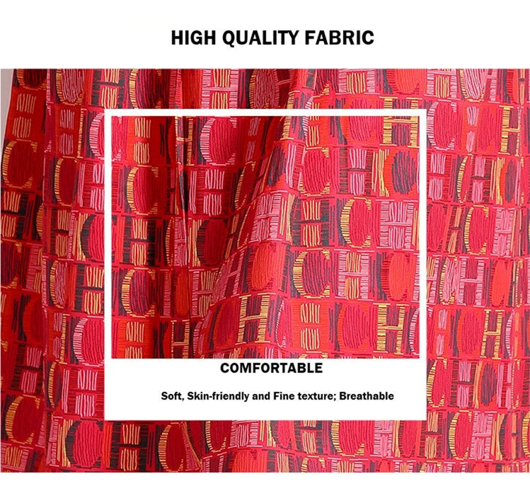 CHCH Printed Sleeveless Dress