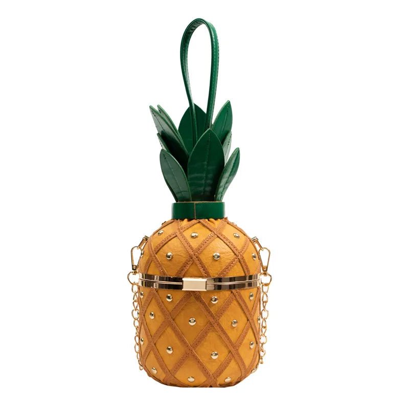 Women's Pineapple Shaped Novelty Crossbody / Handbag - itzy bitsy