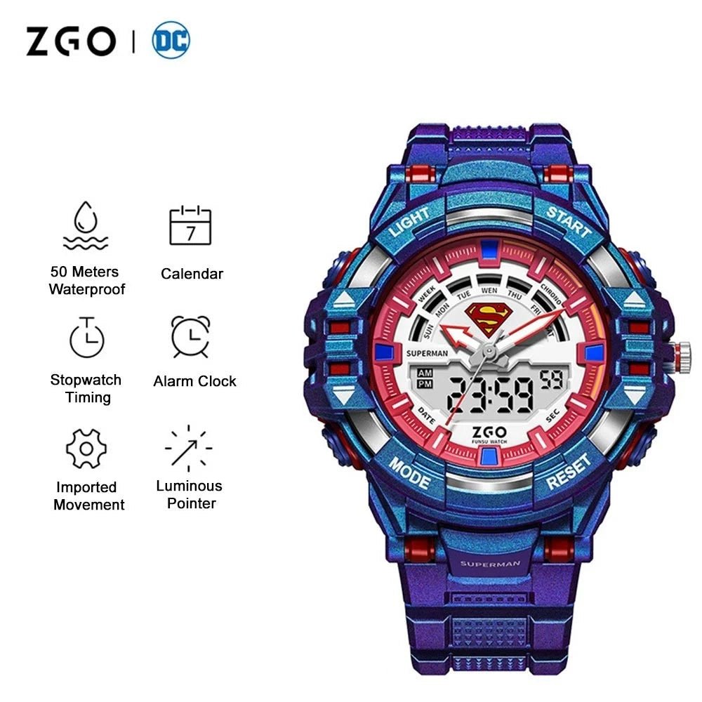 ZGO Batman & Superman Sports Watch - itzy bitsy