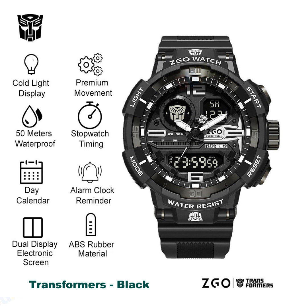 ZGO Transformers Sports Watch - itzy bitsy