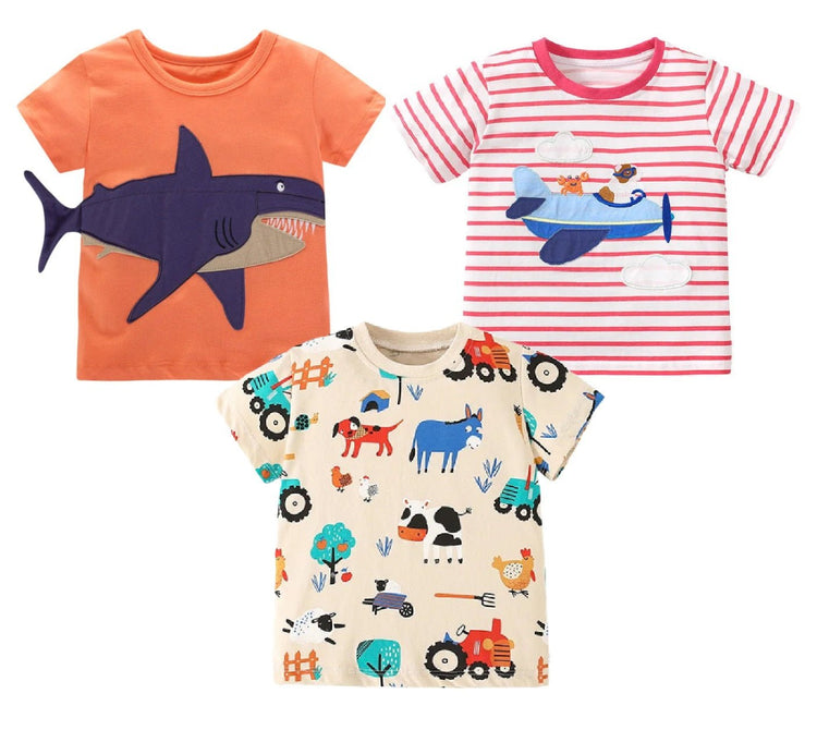 Boys Tees Long Sleeves Tops - itzy bitsy