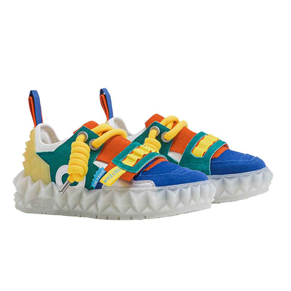 OETZI丨Ötzi Color-Block Platform Shoes - Multicolor